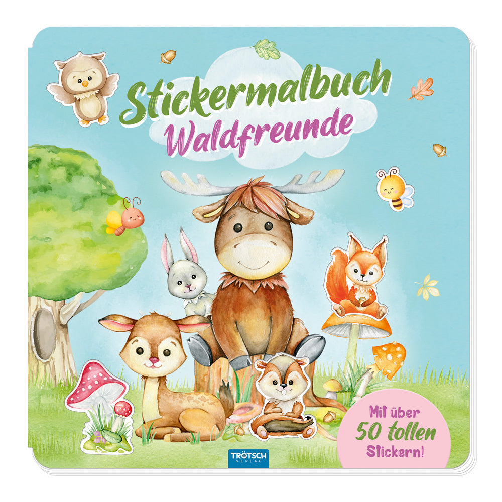 Trötsch Malbuch Stickermalbuch Waldfreunde (Trötsch Verlag Gmbh & Co. Kg)
