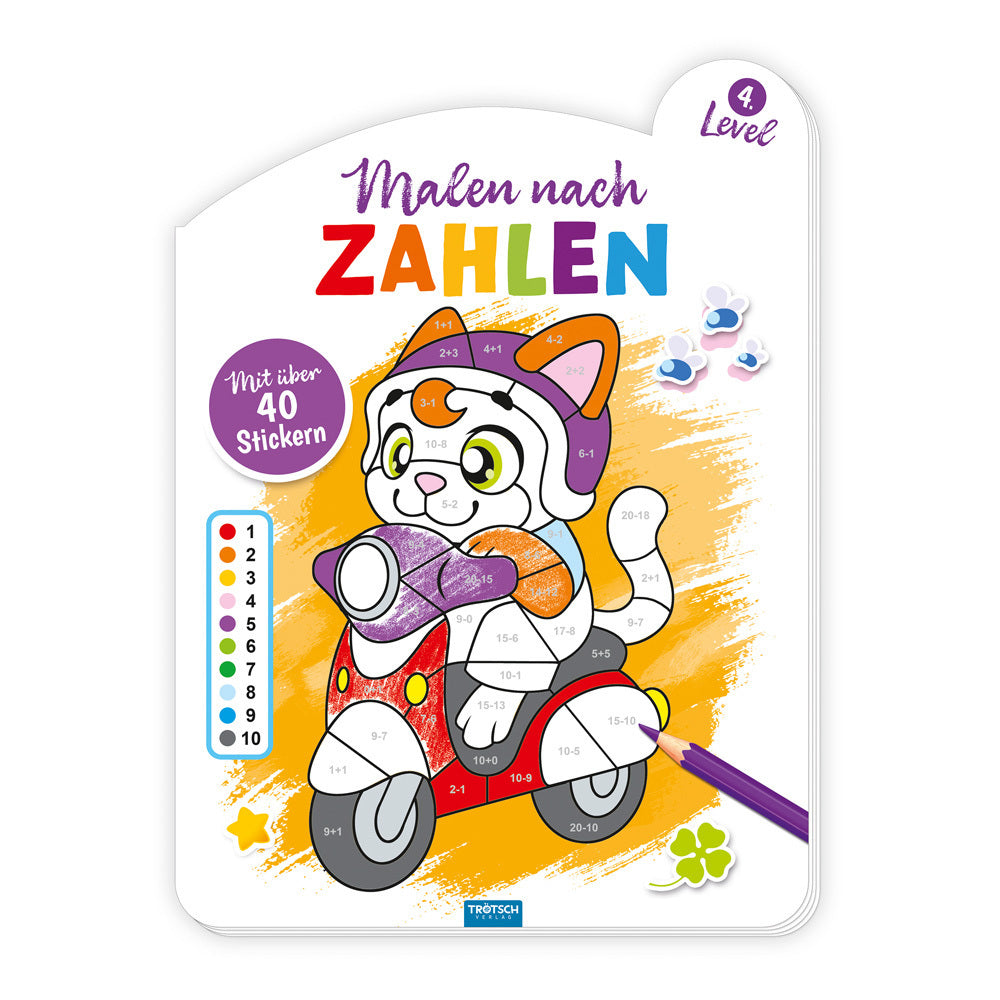 Trötsch Malen nach Zahlen 4. Level Malbuch (Trötsch Verlag Gmbh &Amp)