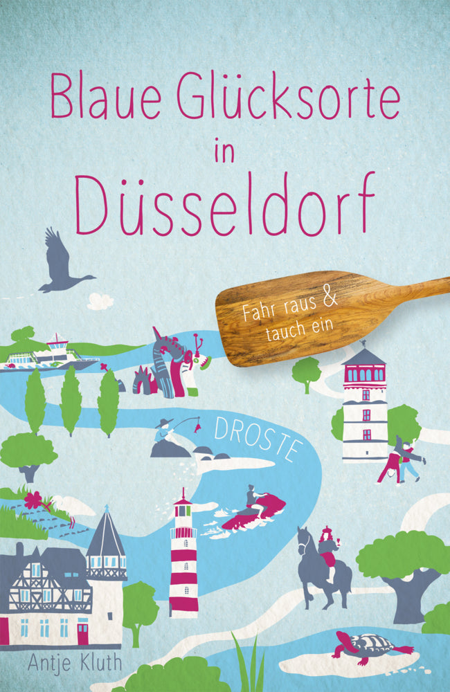 Blaue Glücksorte in Düsseldorf (Antje Kluth)