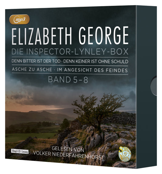 Die Inspector-Lynley-Box - Denn bitter ist der Tod - Denn keiner ist ohne Schuld - Asche zu Asche - Im Angesicht des Feindes, 10 Audio-CD, 10 MP3 (Elizabeth George)