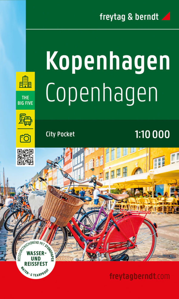 Kopenhagen, Stadtplan 1:10.000, freytag & berndt (Freytag & Berndt)
