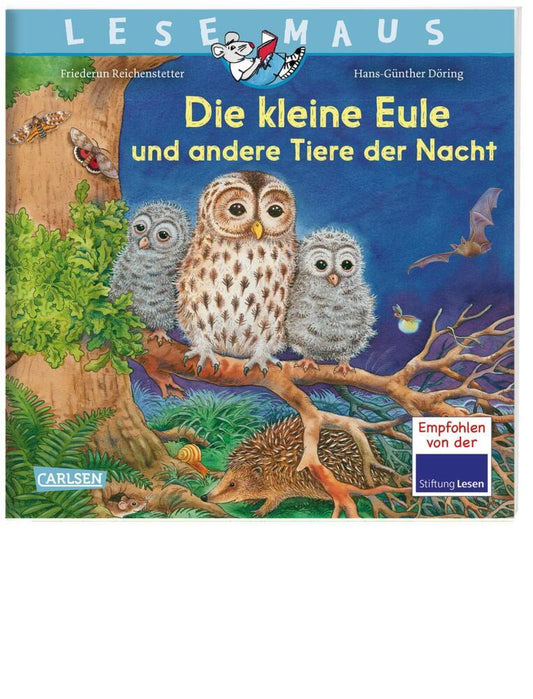LESEMAUS 174: Die kleine Eule und andere Tiere der Nacht (Friederun Reichenstetter)