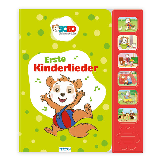 Trötsch Bobo Siebenschläfer Soundbuch Erste Kinderlieder (Trötsch Verlag)