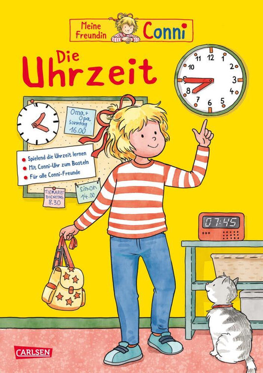 Conni Gelbe Reihe (Beschäftigungsbuch): Die Uhrzeit | Der Klassiker komplett überarbeitet (Hanna Sörensen)