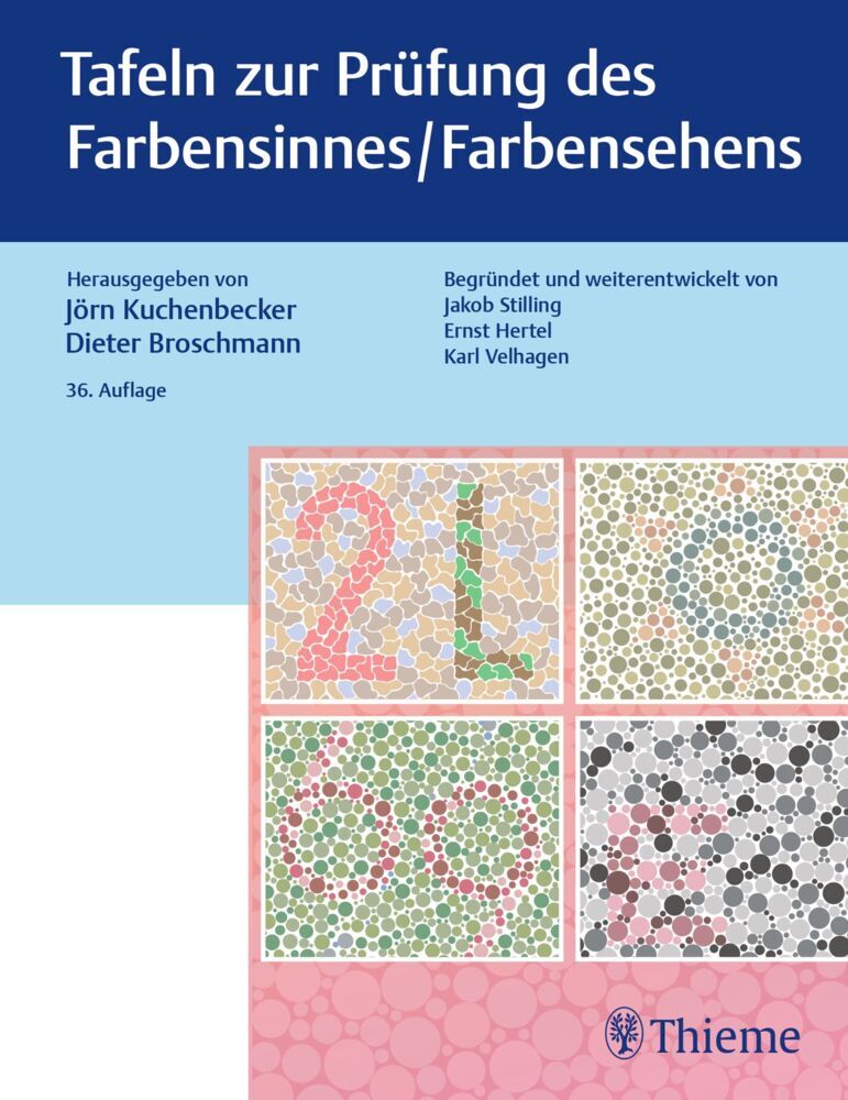 Tafeln zur Prüfung des Farbensinnes / Farbensehens (Jörn Kuchenbecker)