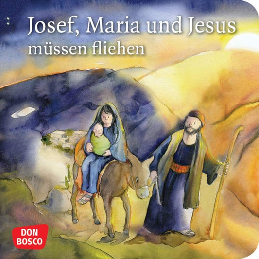 Josef, Maria und Jesus müssen fliehen (Klaus-Uwe Nommensen)
