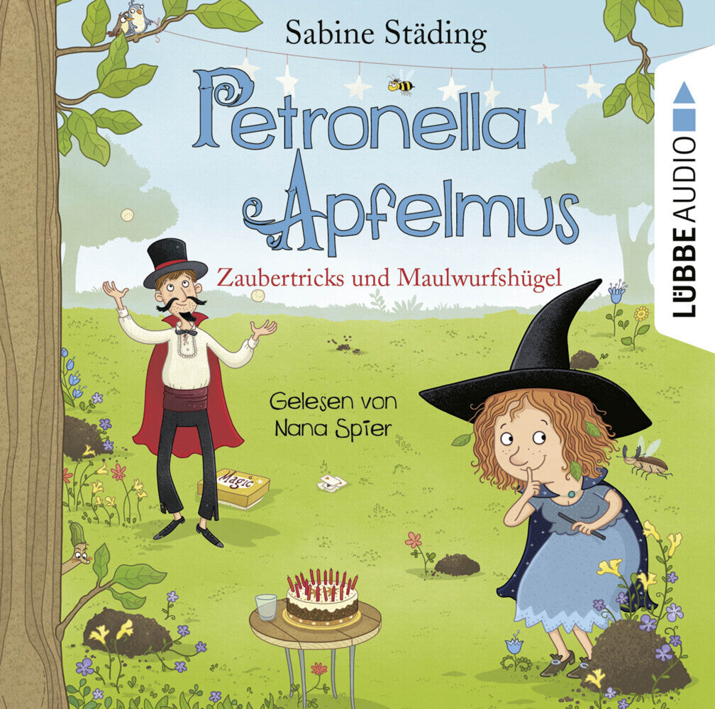 Petronella Apfelmus - Zaubertricks und Maulwurfshügel, 2 Audio-CD (Sabine Städing)