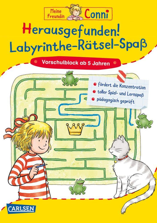 Conni Gelbe Reihe (Beschäftigungsbuch): Herausgefunden! Labyrinthe-Rätsel-Spaß (Hanna Sörensen)