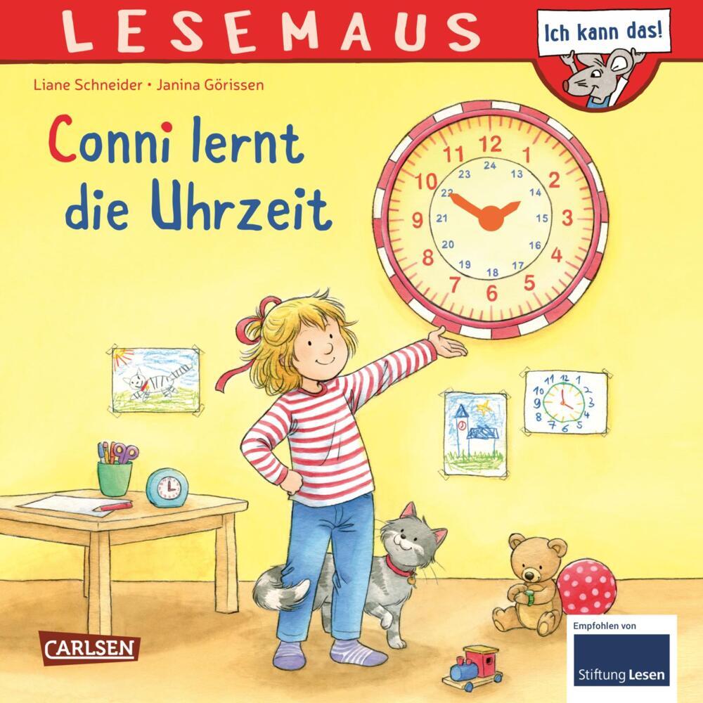 LESEMAUS 190: Conni lernt die Uhrzeit (Liane Schneider)
