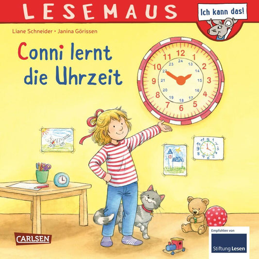 LESEMAUS 190: Conni lernt die Uhrzeit (Liane Schneider)