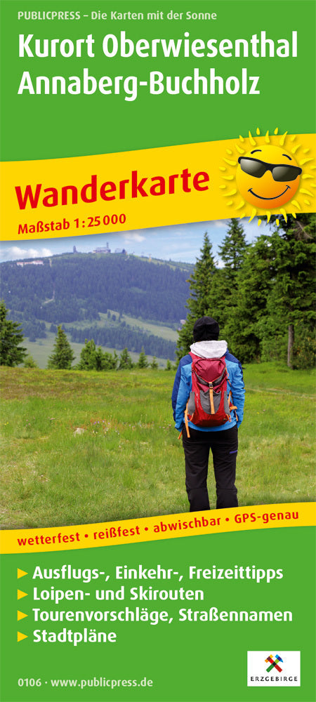 PublicPress Wanderkarte Kurort Oberwiesenthal - Annaberg-Buchholz