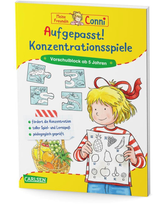 Conni Gelbe Reihe (Beschäftigungsbuch): Aufgepasst! Konzentrationsspiele (Hanna Sörensen)