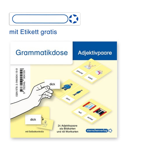 Meine Grammatikdose - Adjektivpaare (Sternchenverlag Gmbh)