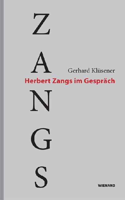 Herbert Zangs im Gespräch (Gerhard Klüsener)