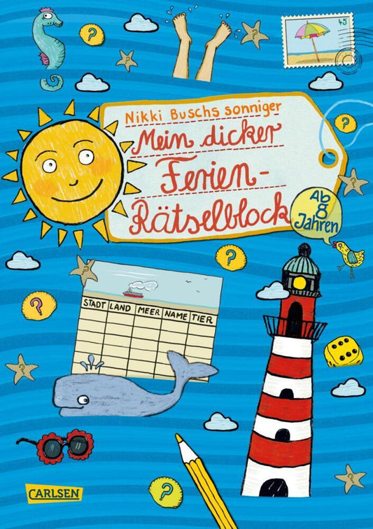 Rätselspaß Grundschule: Mein dicker Ferien-Rätselblock.Bd.6 (Nikki Busch)