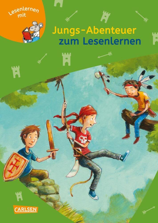 LESEMAUS zum Lesenlernen Sammelbände: Jungs-Abenteuer zum Lesenlernen (Ursel Scheffler)