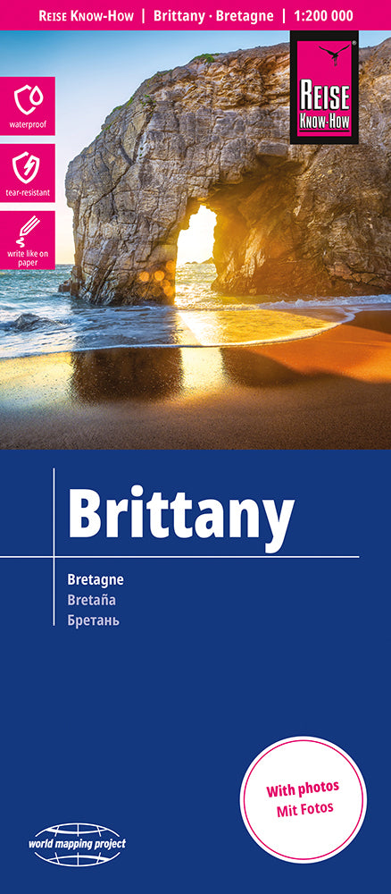 Reise Know-How Landkarte Bretagne / Brittany (1:200000)