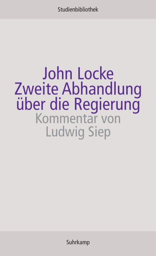 Zweite Abhandlung über die Regierung (John Locke)