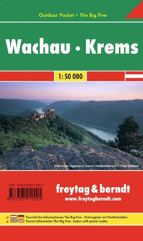 freytag & berndt Wanderkarte WK 071 OUP Wachau - Krems 1:40.000