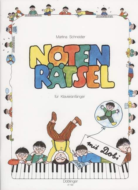 Notenrätsel für Klavieranfänger mit Dobi (Martina Schneider)