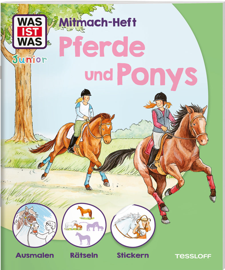 WAS IST WAS Junior Mitmach-Heft Pferde & Ponys (Eva Dix)