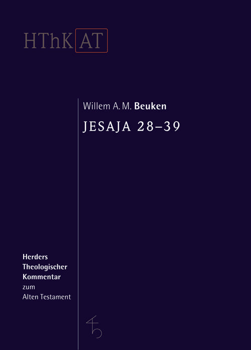 Jesaja 28-39 (Willem A.M. Beuken)