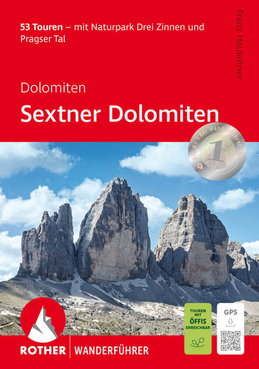 Dolomiten - Sextner Dolomiten, Rother Wanderführer (Franz Hauleitner)