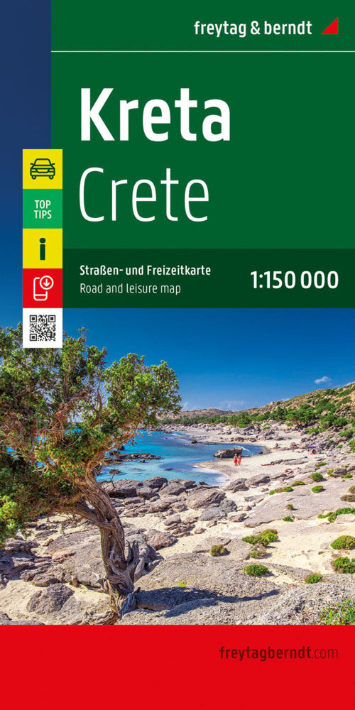 Kreta, Straßen- und Freizeitkarte 1:150.000, freytag & berndt (Freytag & Berndt)