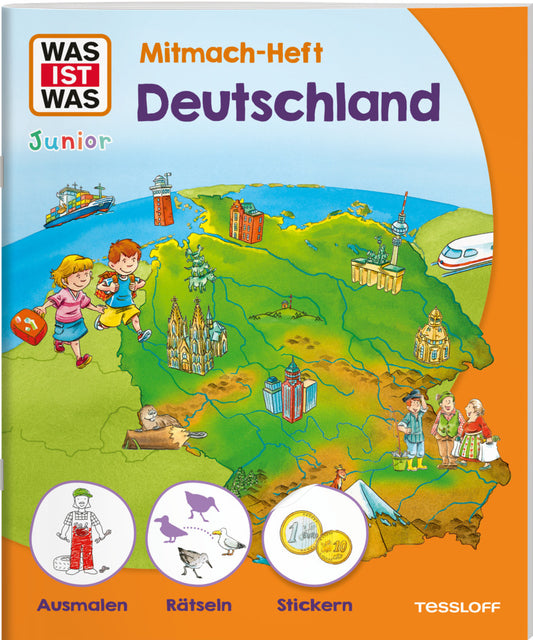 WAS IST WAS Junior Mitmach-Heft Deutschland (Christina Braun)