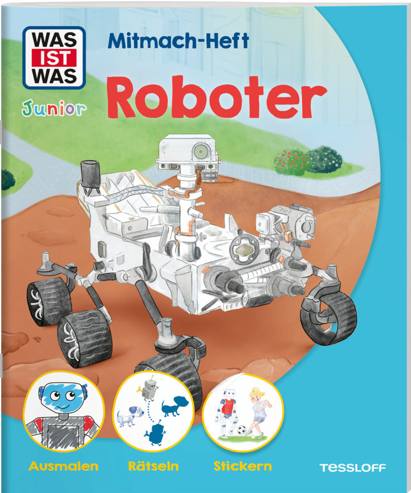 WAS IST WAS Junior Mitmach-Heft Roboter (Christina Braun)