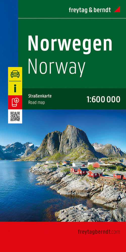 Norwegen, Straßenkarte 1:600.000, freytag & berndt (Freytag & Berndt)