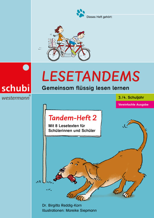 Lesetandems - Tandemheft 2, vereinfachte Ausgabe (Birgitta Reddig-Korn)