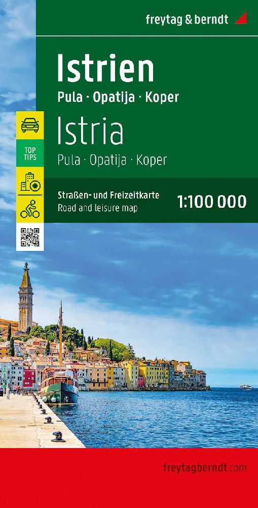 Istrien, Straßen- und Freizeitkarte 1:100.000, freytag & berndt (Freytag & Berndt)