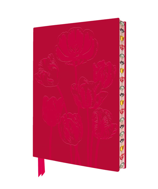 Exquisit Premium Notizbuch DIN A5: Tempel of Flora, Tulpen (Flame Tree Publishing)