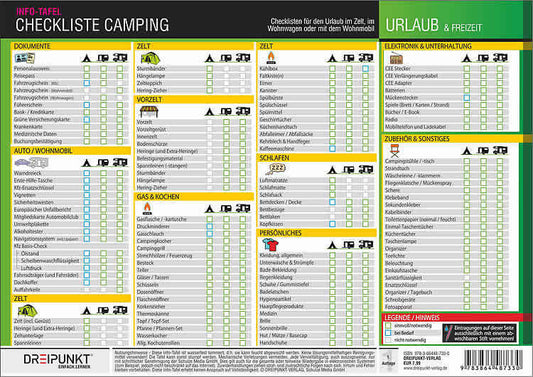 Checkliste Camping (Schulze Media Gmbh)