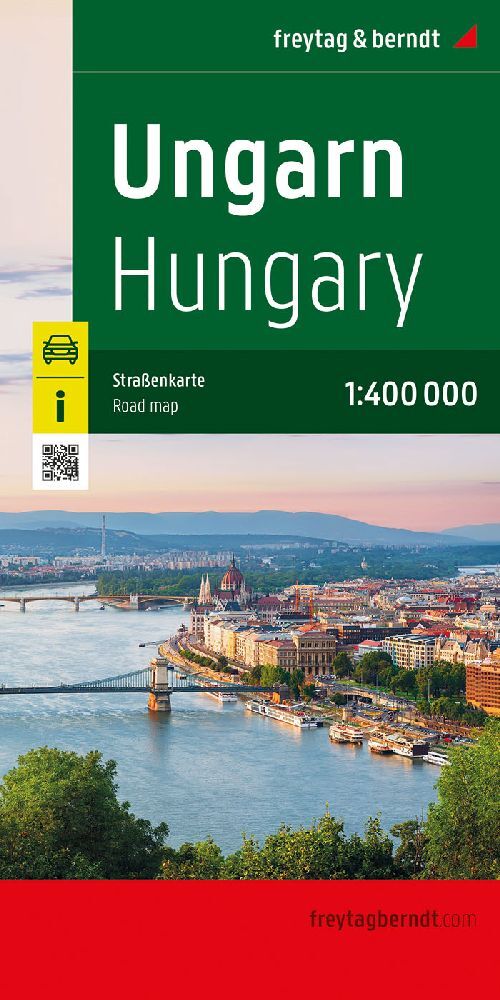 Ungarn, Straßenkarte 1:400.000, freytag & berndt (Freytag & Berndt)
