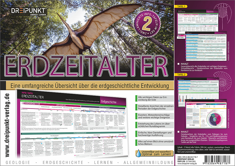 Info-Tafel-Set Erdzeitalter (Schulze Media Gmbh)