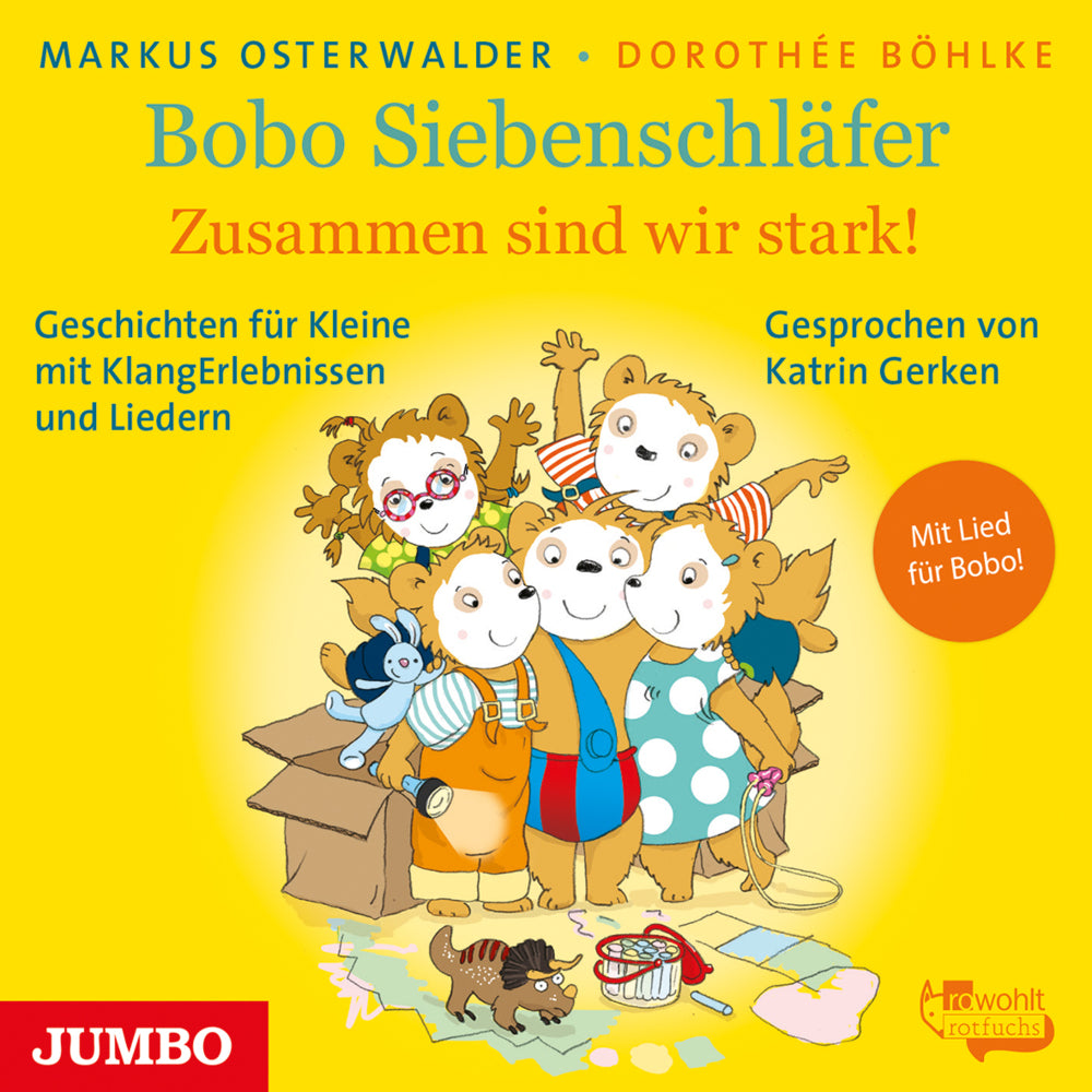 Bobo Siebenschläfer. Zusammen sind wir stark, Audio-CD (Markus Osterwalder)