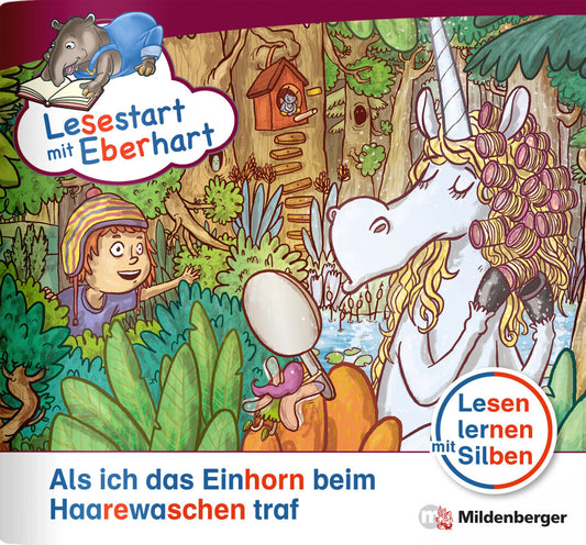 Lesestart mit Eberhart: Als ich das Einhorn beim Haarewaschen traf (Nicole Brandau)