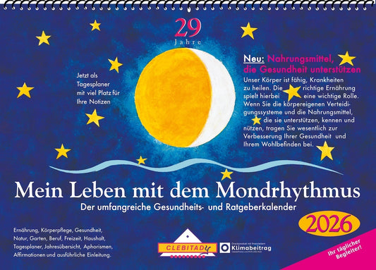 Mein Leben mit dem Mondrhythmus 2026 (Edith Stadig)