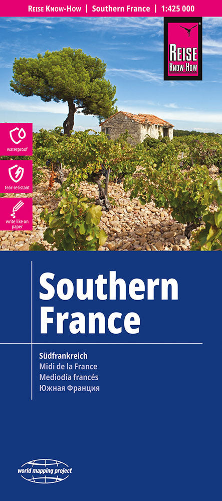 Reise Know-How Landkarte Südfrankreich / Southern France (1:425.000) (Reise Know-How Verlag Peter Rump)