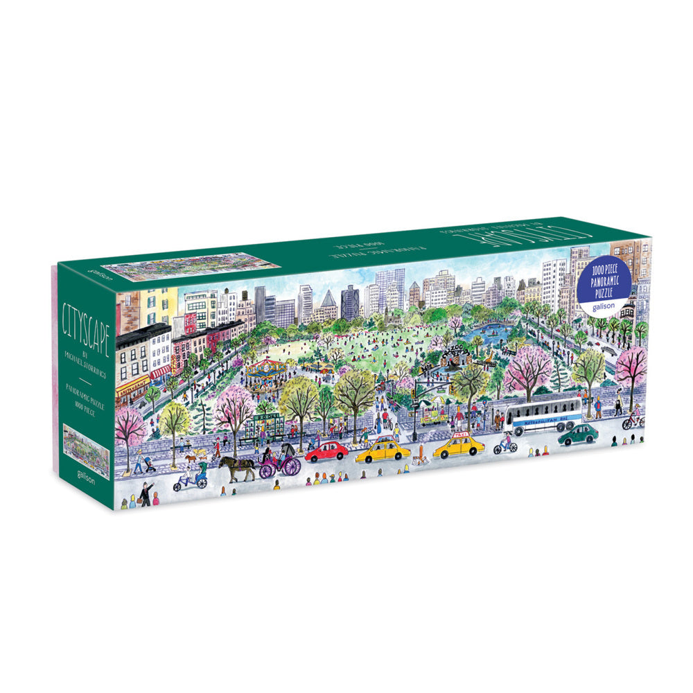 Michael Storrings Cityscape 1000 Piece Panoramic Puzzle (Galison)