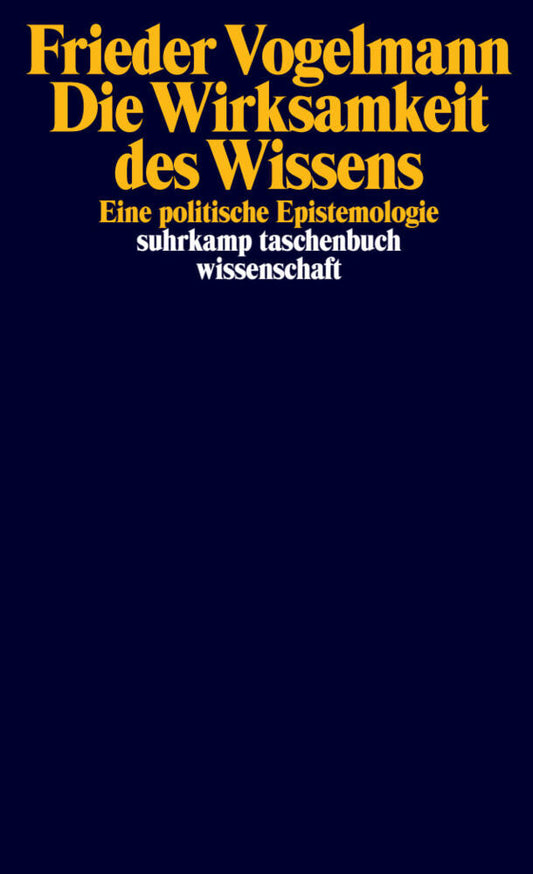 Die Wirksamkeit des Wissens (Frieder Vogelmann)