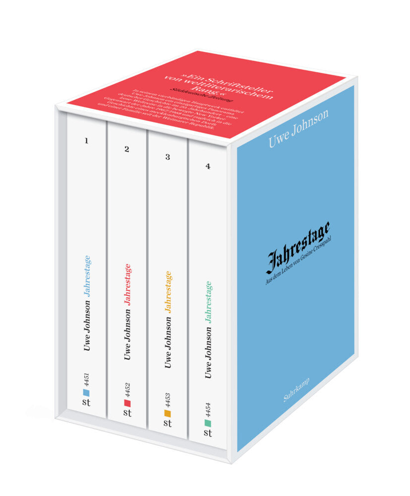 Jahrestage 1-4, 4 Teile (Uwe Johnson)