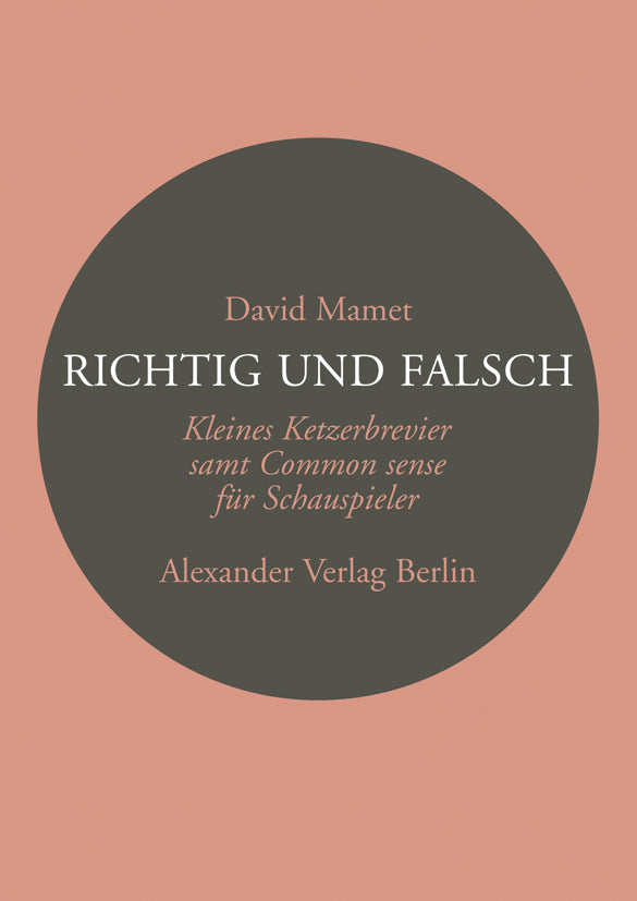 Richtig und Falsch (David Mamet)