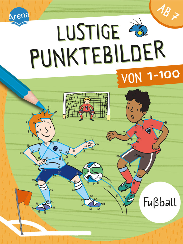 Lustige Punktebilder von 1-100. Fußball (Silke Reimers)