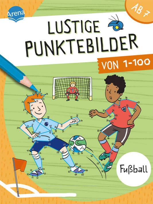 Lustige Punktebilder von 1-100. Fußball (Silke Reimers)