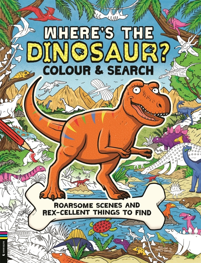 Where's the Dinosaur? Colour and Search (Buster Books)