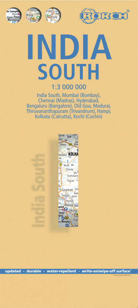 Borch Map India South / Südindien
