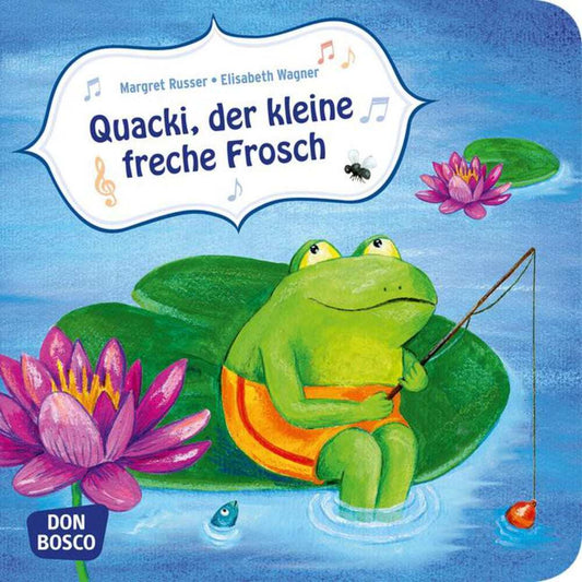 Quacki, der kleine freche Frosch. Mini-Bilderbuch (Elisabeth Wagner)
